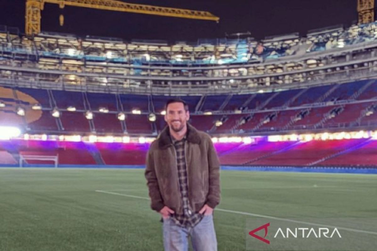 Barcelona dikabarkan tengah siapkan patung Messi di Stadion Camp Nou