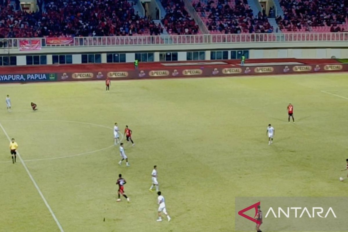 Persipura Jayapura kalahkan Persipal dengan skor telak 3-0