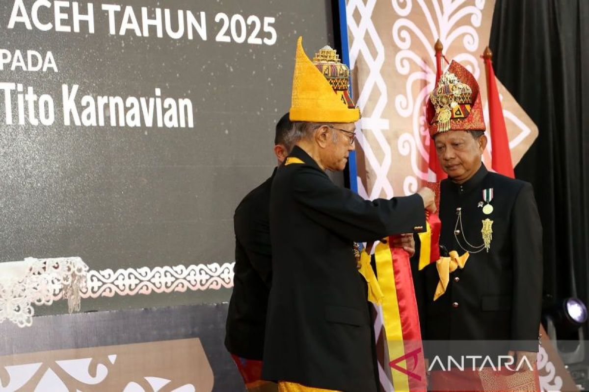 Wali Nanggroe Aceh beri gelar kehormatan untuk Tito Karnavian