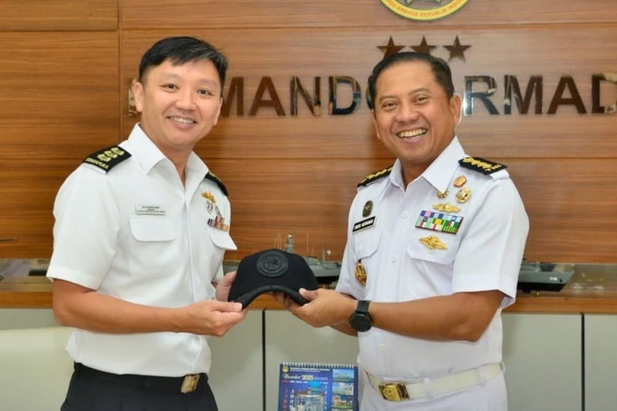 TNI AL perkuat kerja sama dengan Angkatan Laut Singapura