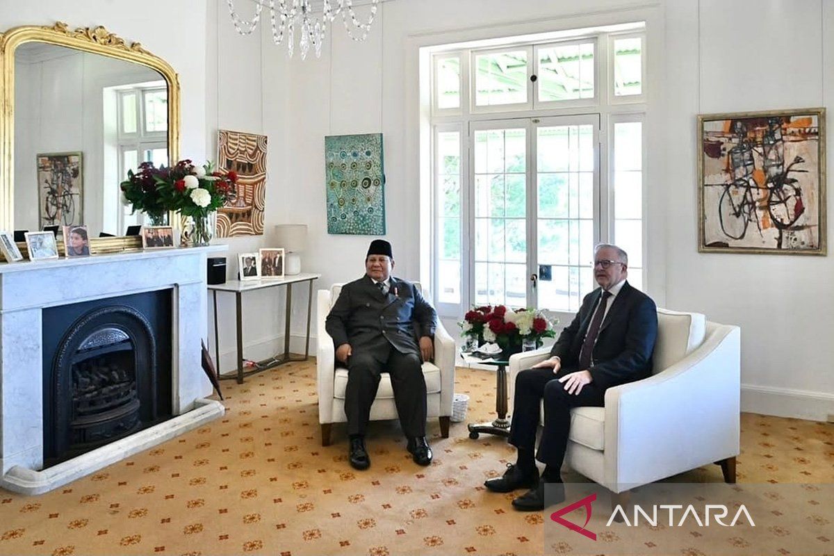 Prabowo dan PM Albanese lakukan pertemuan empat mata
