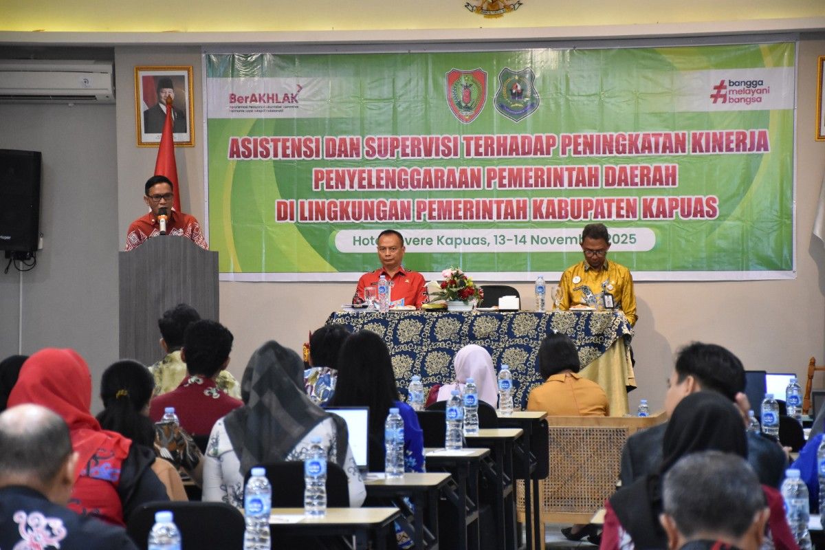 Pemkab Kapuas perkuat tata kelola pemerintahan melalui supervisi LPPD