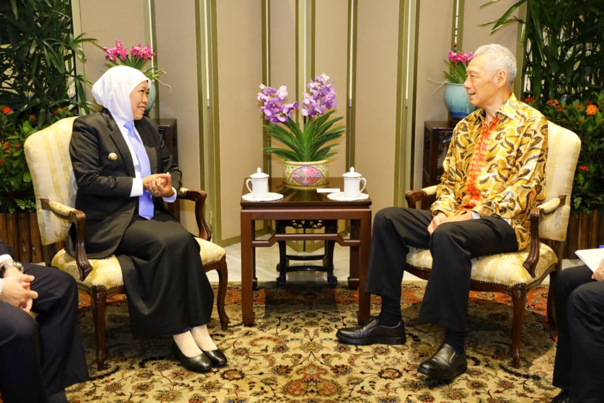 Khofifah-Lee Hsien Loong bertemu bahas pendidikan hingga investasi