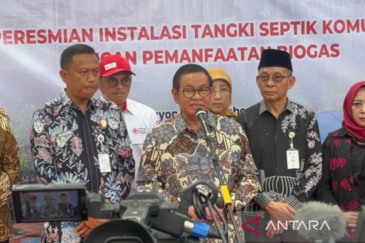 Pramono resmikan tangki septik komunal berbasis biogas di Pekayon