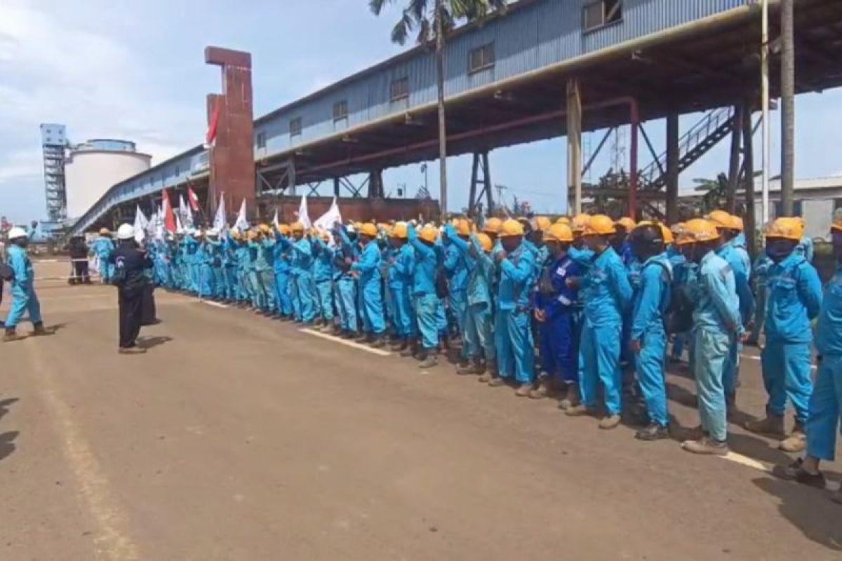 Seratusan pekerja PT WHW AR Ketapang mogok kerja tuntut perbaikan pengupahan