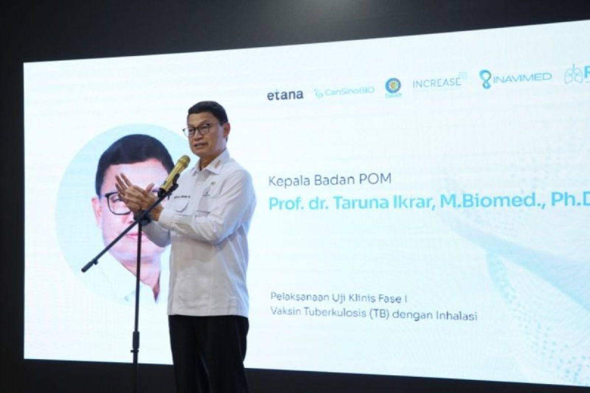 BPOM beri izin uji klinik fase I untuk vaksin TB inhalasi