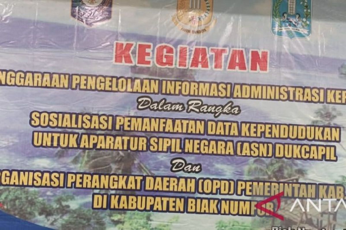 Dinsosdukcapil Papua: Layanan administrasi kependudukan online selama 24 jam