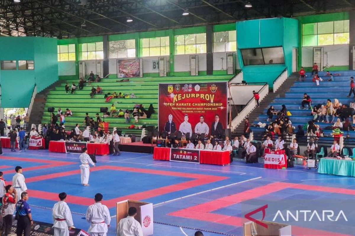 1.213 peserta ikut Kejurprov Open Karate Championship 2025