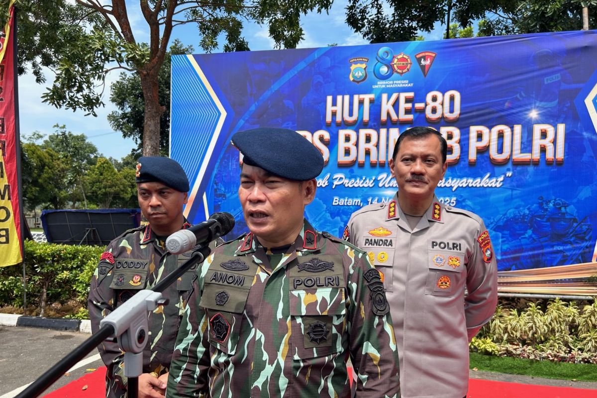 Brimob Polda Kepri terus berlatih dukung program ketahanan pangan