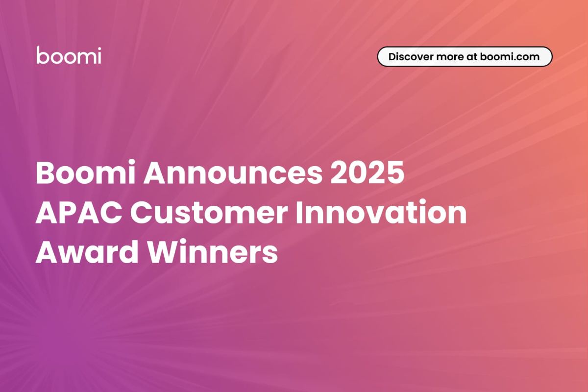 Boomi Announces 2025 APAC Customer Innovation Award Winners