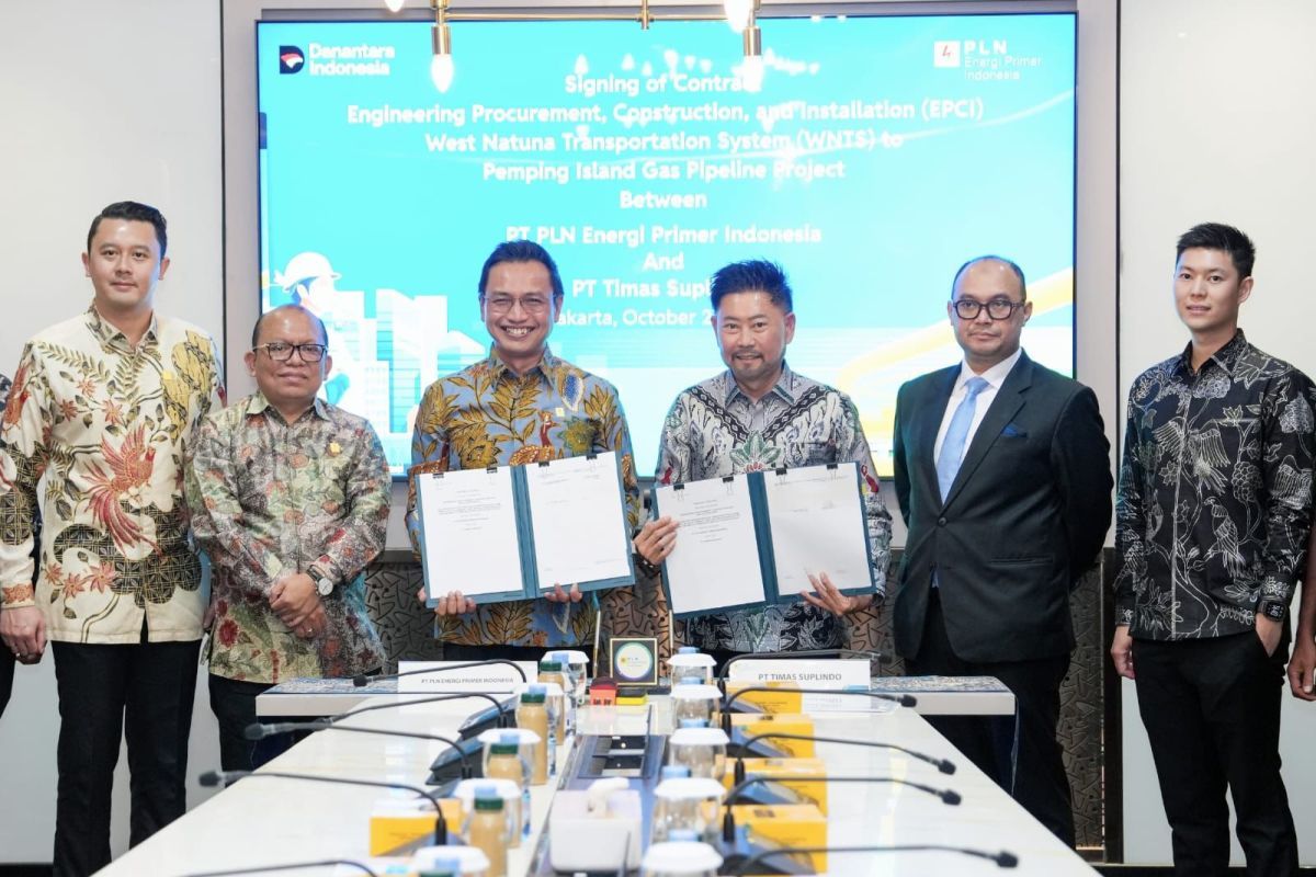 PLN EPI dan Timas Suplindo teken kontrak pipa gas perkuat ketahanan energi