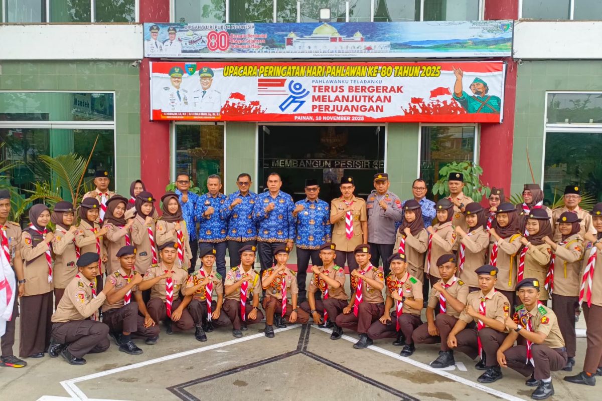 Wabup Risnaldi Ibrahim lepas Kontingen Kwarcab 0301 Pramuka Pesisir Selatan ikuti Raimuna Daerah VII Sumbar