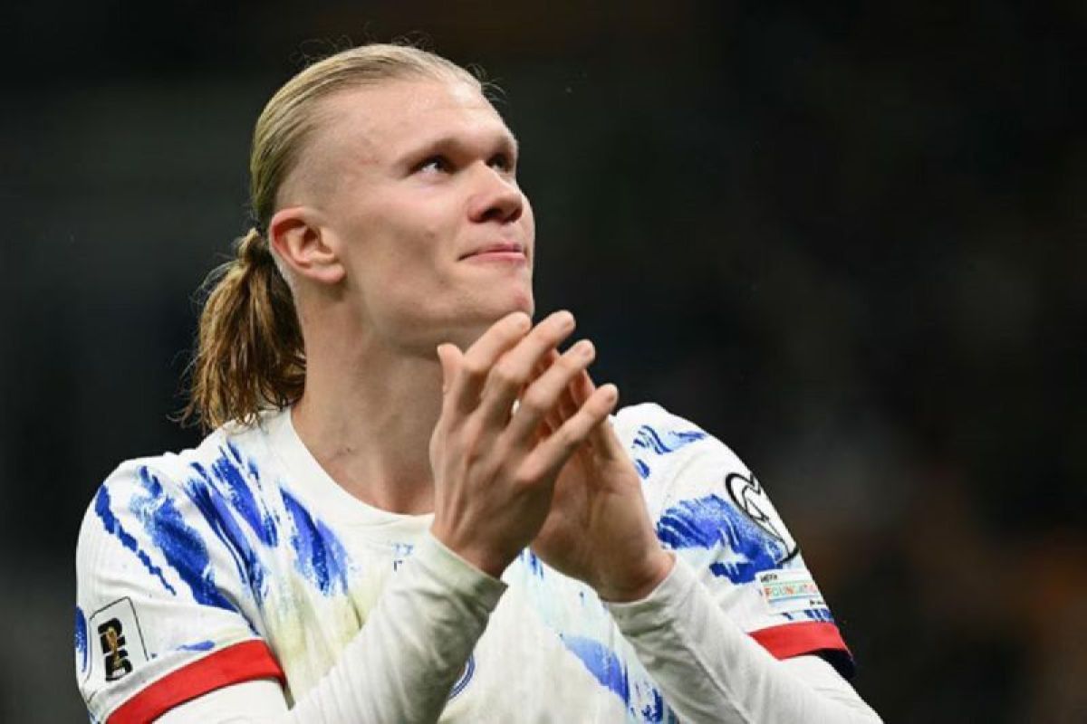 Haaland Lega Antar Norwegia ke Piala Dunia