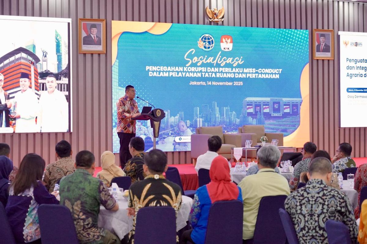 Wamen Ossy: Kolaborasi ATR/BPN dengan KPK tingkatkan kualitas layanan pertanahan