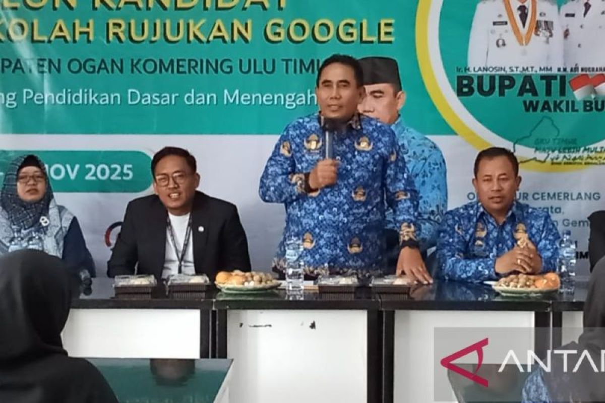 26 sekolah di Kabupaten OKU Timur terpilih jadi kandidat Sekolah Rujukan Google