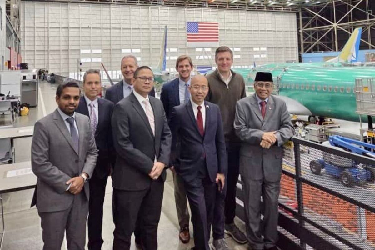 Dubes Indroyono dorong Boeing produksi komponen pesawat di RI