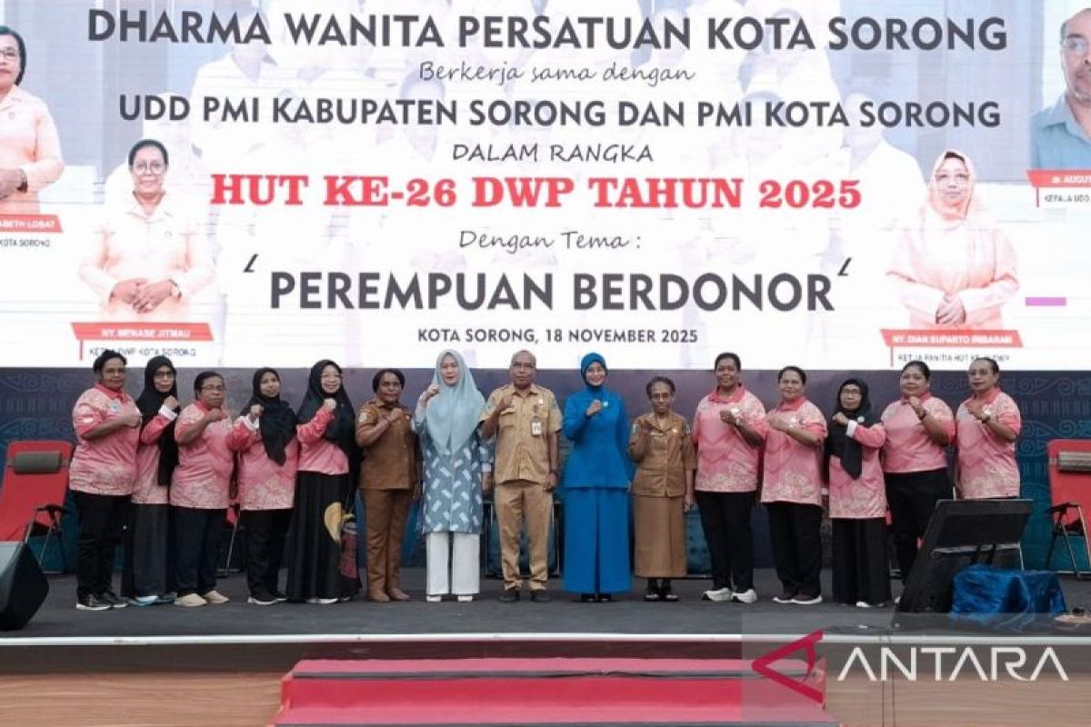 DWP Kota Sorong lakukan aksi donor darah