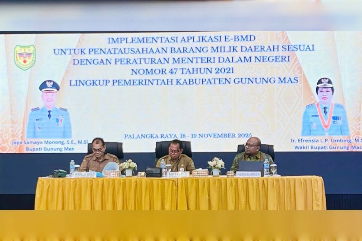 Pemkab Gumas pastikan penatausahaan BMD sesuai ketentuan