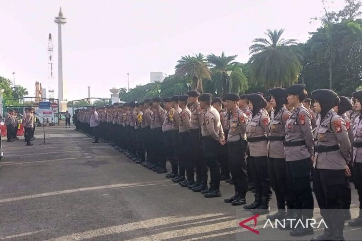 1.659 personel dikerahkan untuk layani unjuk rasa buruh di Jakpus