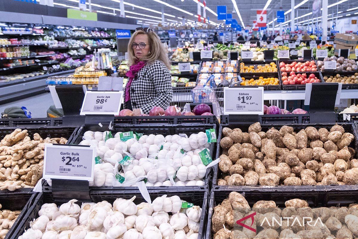 Indeks harga konsumen Kanada naik 2,2 persen pada Oktober 2025