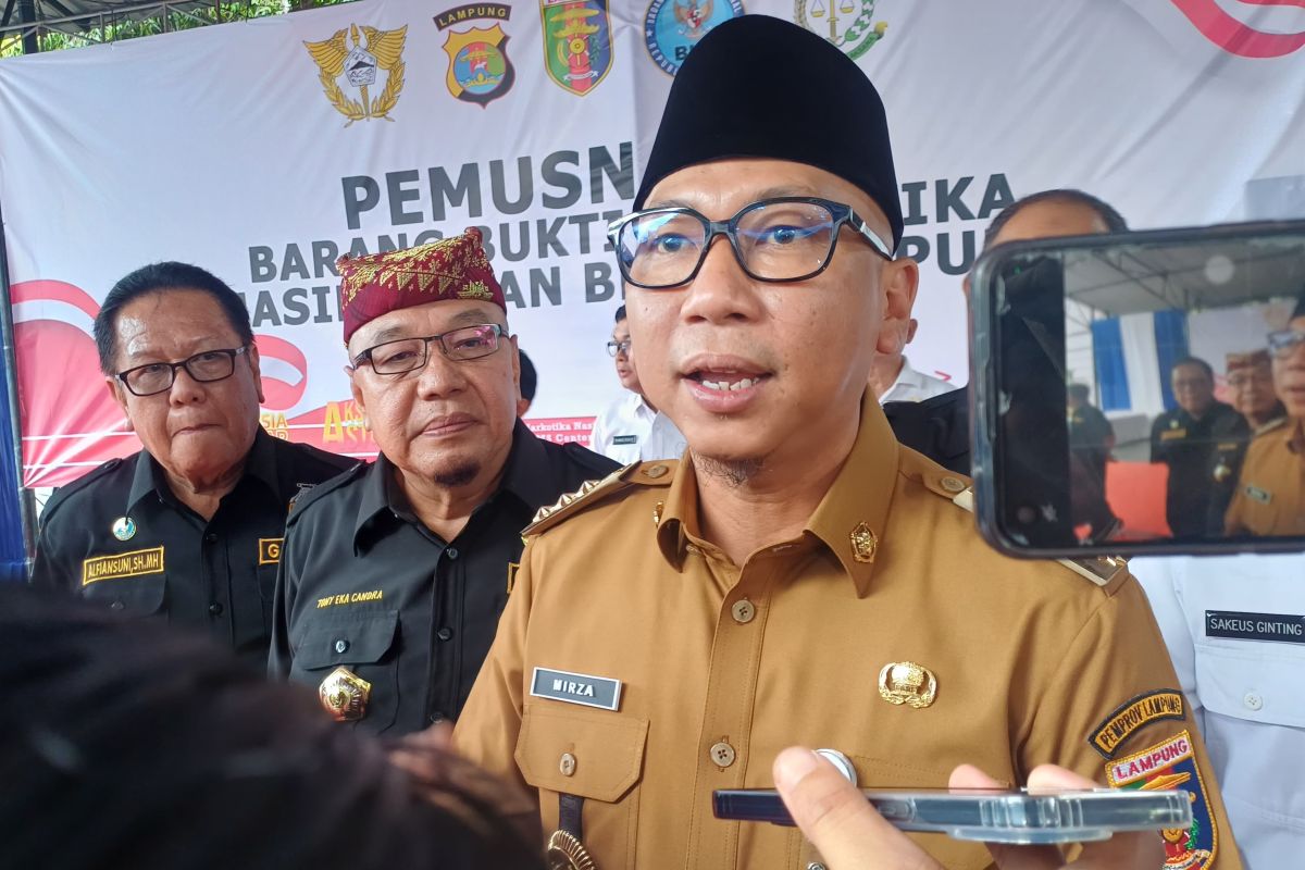 Gubernur Lampung: Perkuat pengawasan peredaran narkoba untuk lindungi anak muda