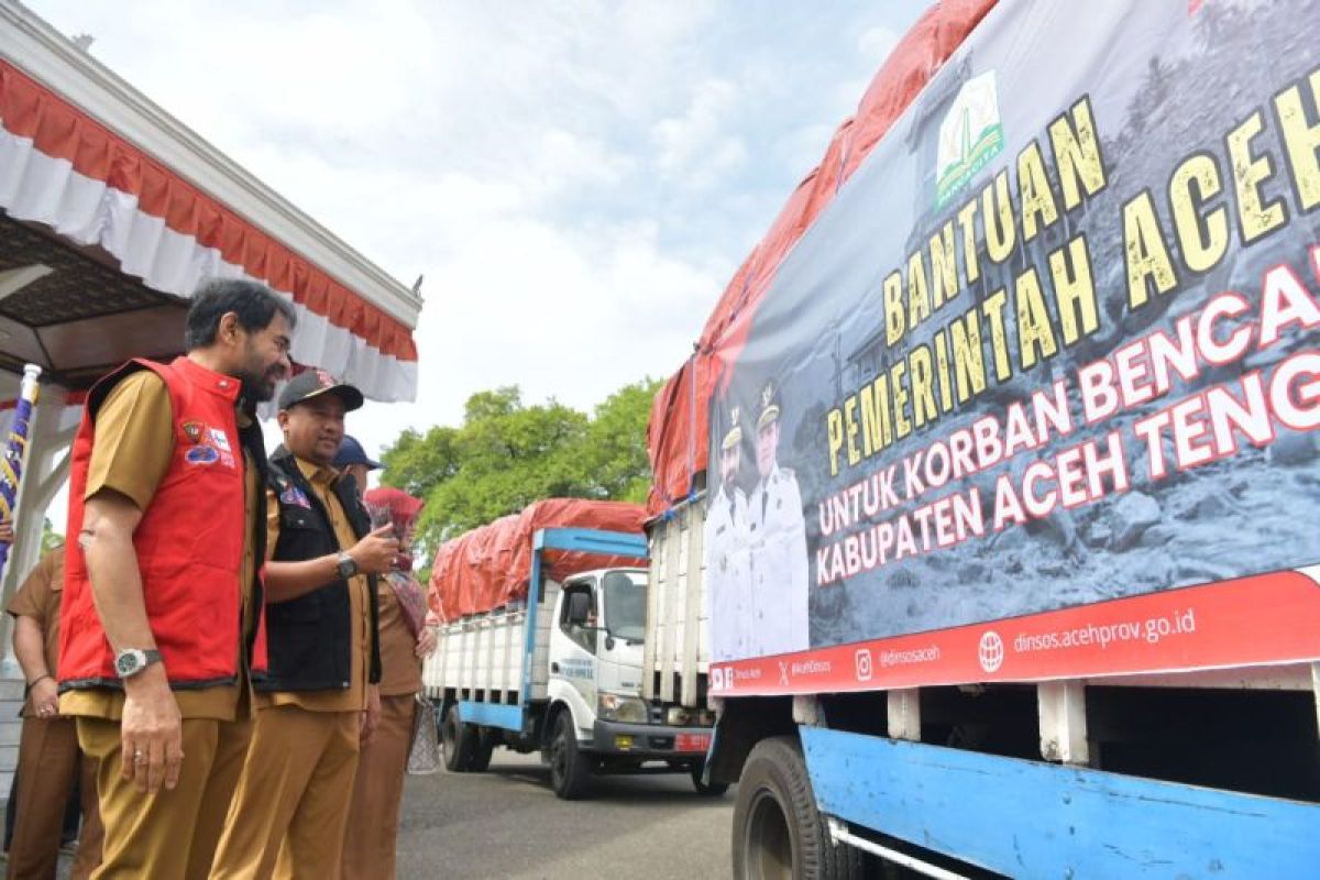 Pemprov salurkan persediaan logistik bencana untuk 10 daerah di Aceh