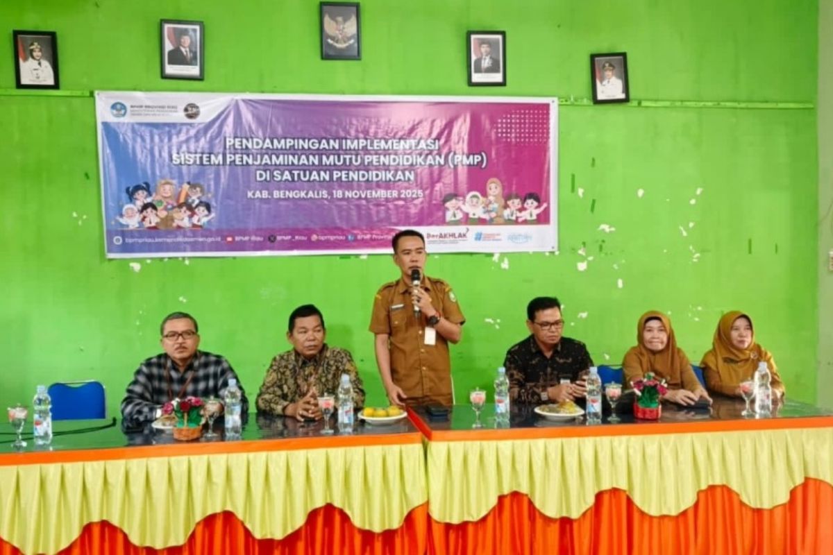 Wujudkan mutu pendidikan berkelanjutan, BPMP Riau gelar pendampingan PMP di Bengkalis,