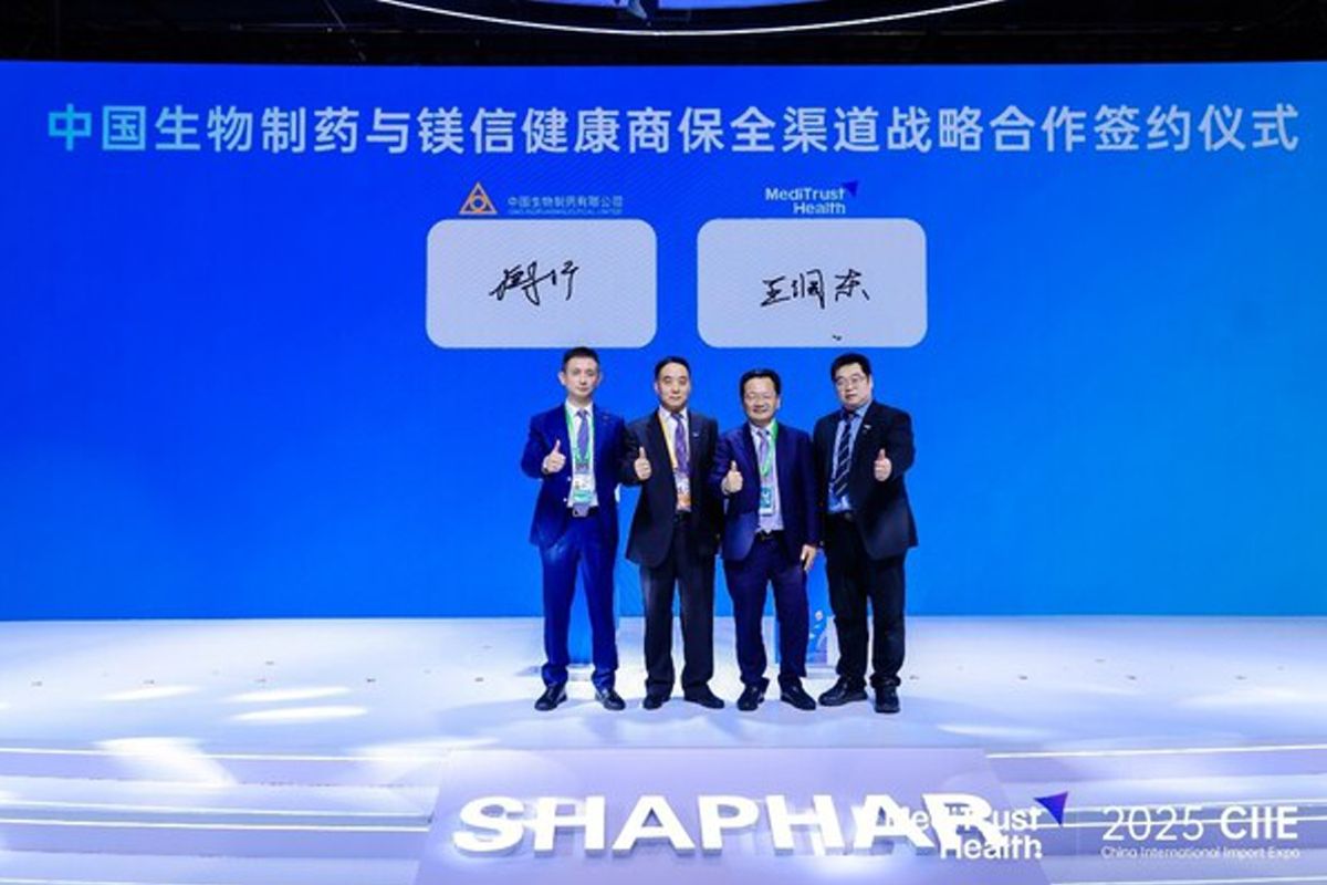 MediTrust Health a Sino Biopharm uzavřely strategickou spolupráci