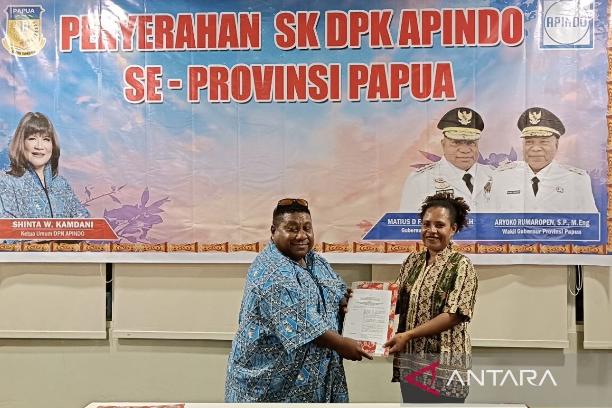 DPD Apindo Papua keluarkan SK enam dewan pimpinan kabupaten