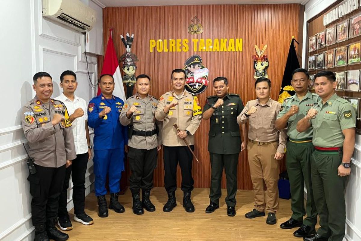Malaysian Military Liaison Officer Kunjungi Polres Tarakan