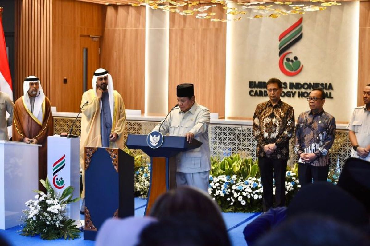 RS KEI reflects UAE-Indonesia commitment to healthy sector: Prabowo
