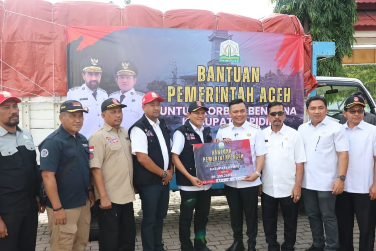 Pemerintah Aceh salurkan logistik bencana ke Kabupaten Pidie
