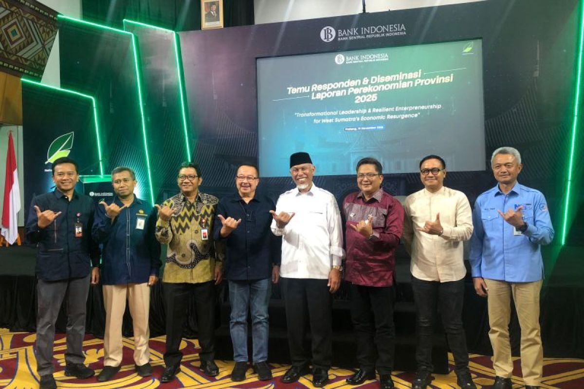 Mahyeldi Buka Temu Responden BI Sumbar 2025: "Saatnya Sumbar membuat lompatan ekonomi"