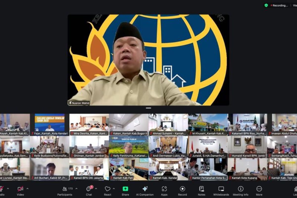 Monev layanan pertanahan, Menteri Nusron ingin kepastian layanan bisa dirasakan masyarakat