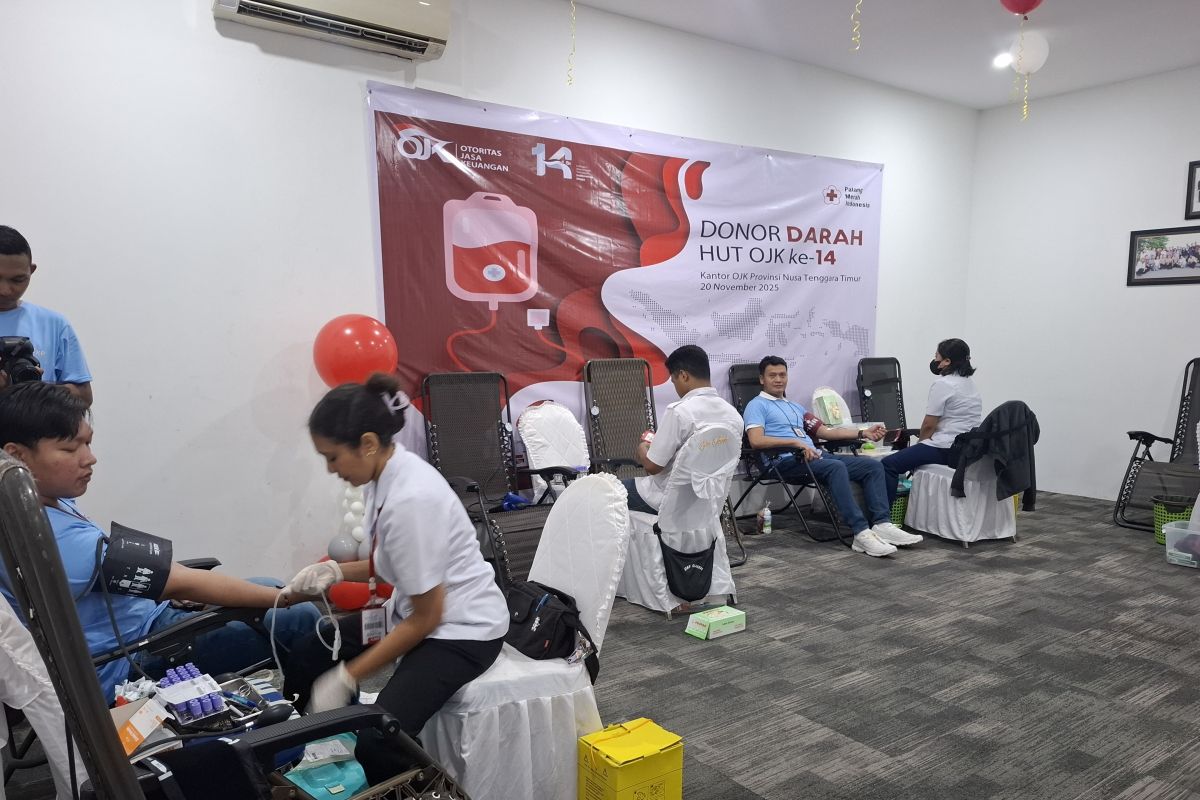 OJK NTT menargetkan 120 kantong darah dalam aksi donor