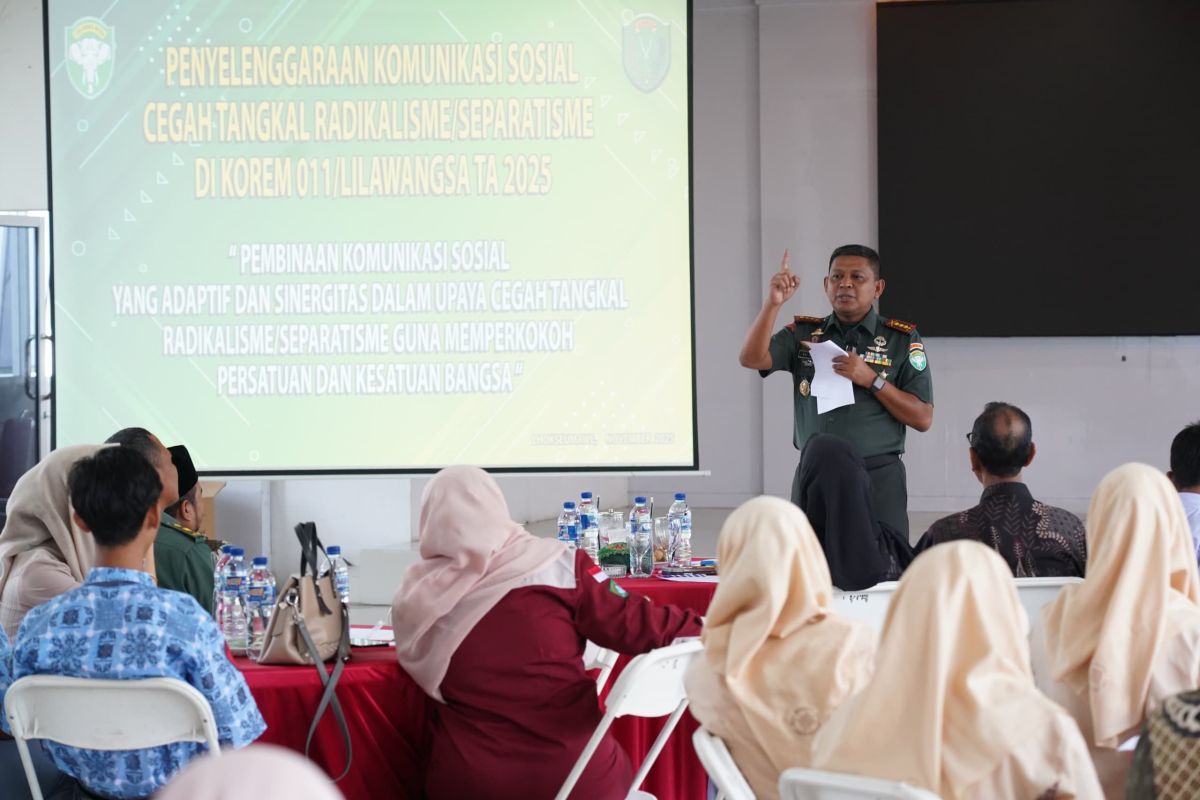 Danrem Lilawangsa tegaskan tidak ada ruang radikalisme dan separatisme di Aceh