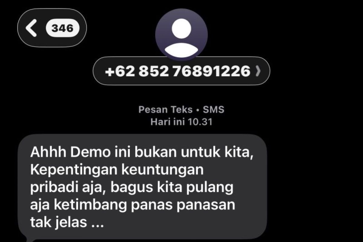 Pesan berantai bernada provokasi beredar saat demo di Kejati Riau