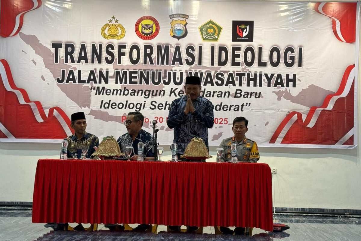 Kemenag Sulsel  dan Densus 88 dorong penguatan wasatiah bagi umat Muslim
