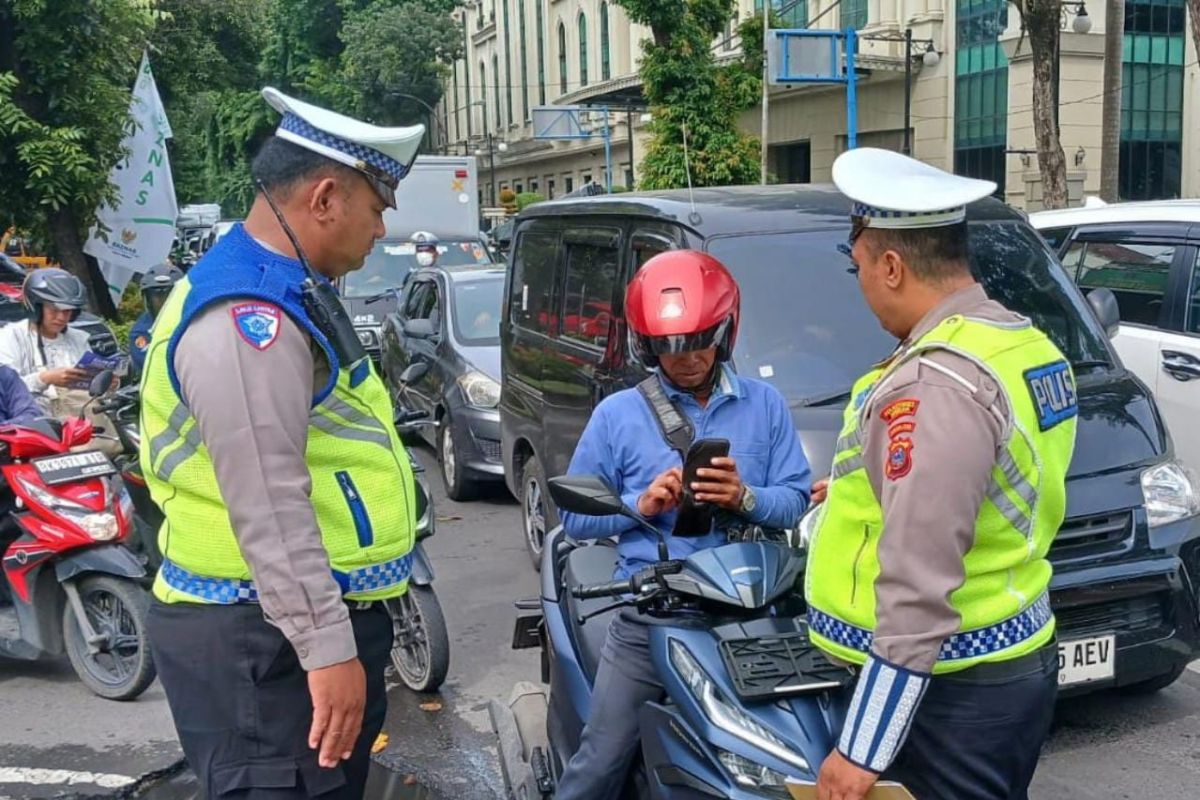 1.345 pelanggaran terjaring pada Operasi Zebra Toba 2025 di wilayah Sumatera Utara