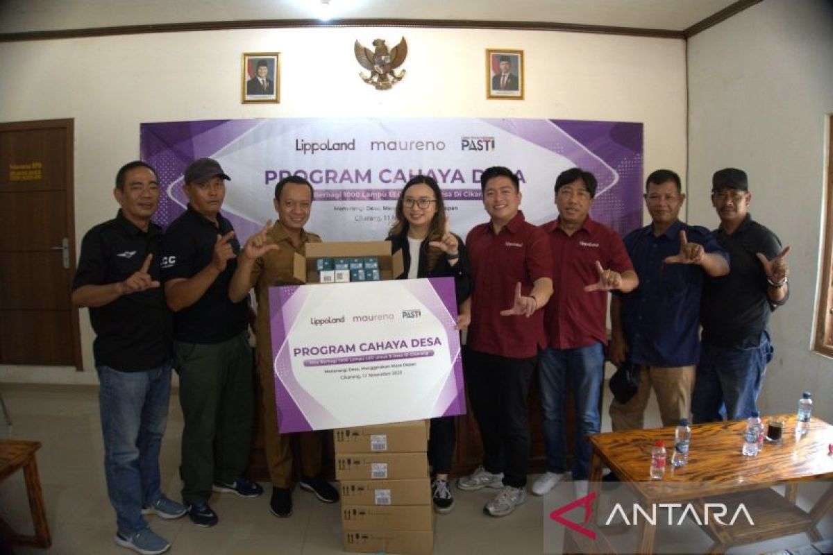 LippoLand inisiasi program cahaya desa, salurkan 1.000 lampu