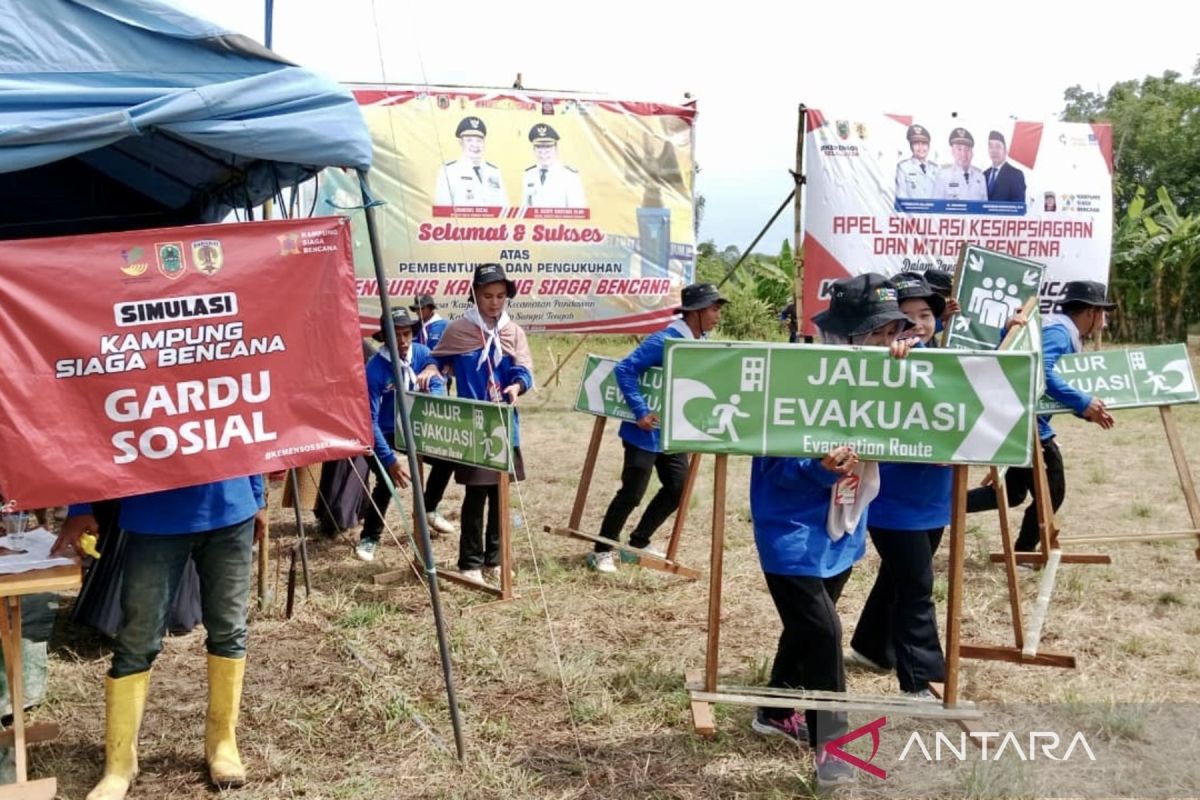 Kemensos telah bentuk 24 kampung siaga bencana di Kalsel