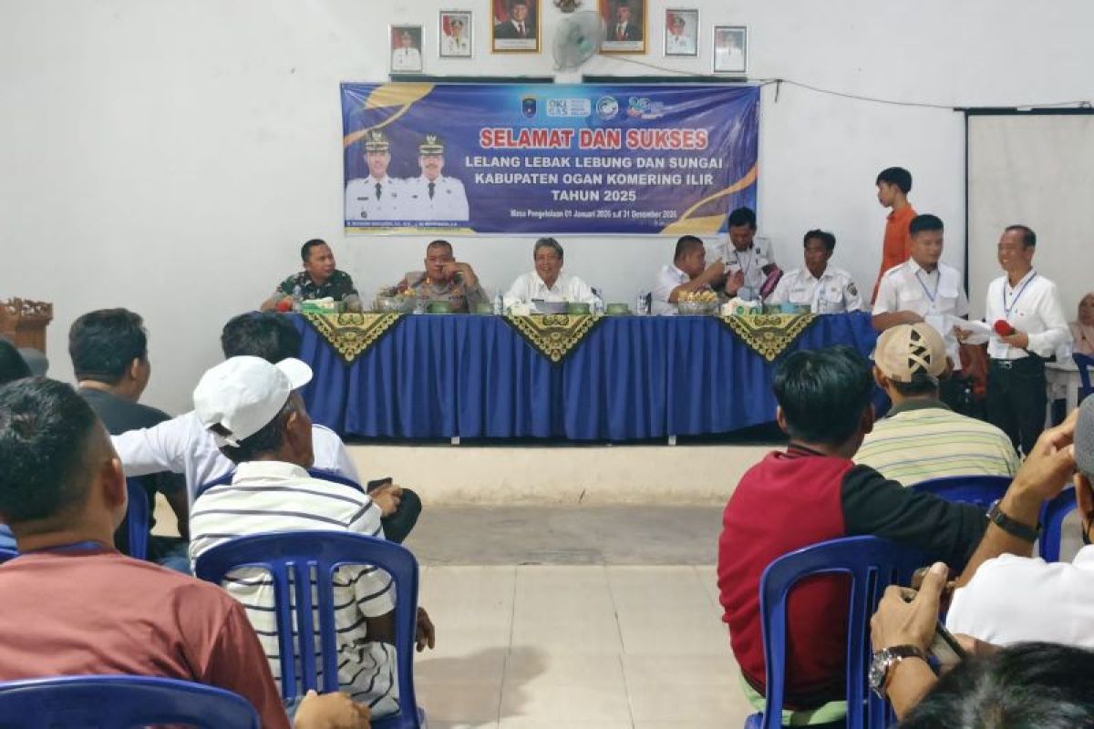 Hasil lelang Lebak Lebuk di Kabupaten OKI tembus Rp5,3 miliar