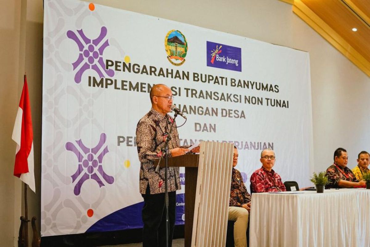 Banyumas dorong percepatan transaksi nontunai keuangan desa