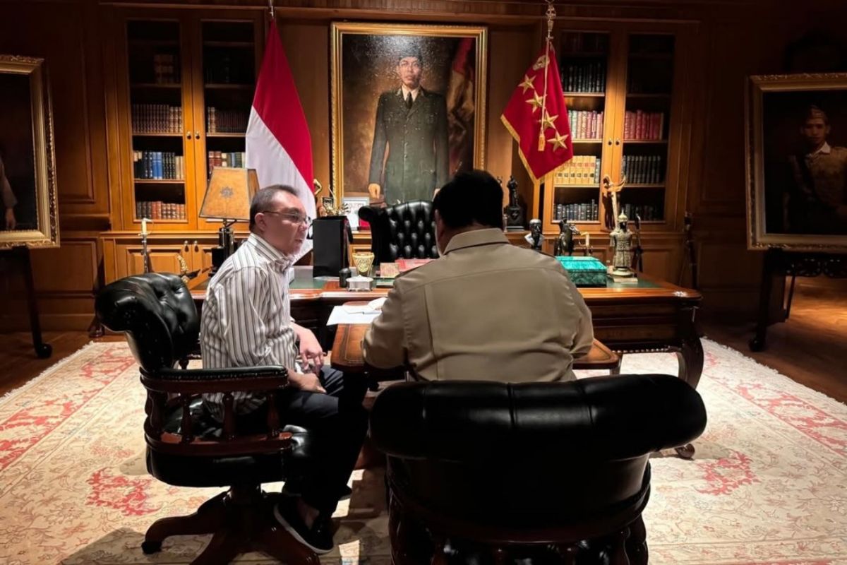 Prabowo terima Dasco di Hambalang bahas berbagai persoalan hukum