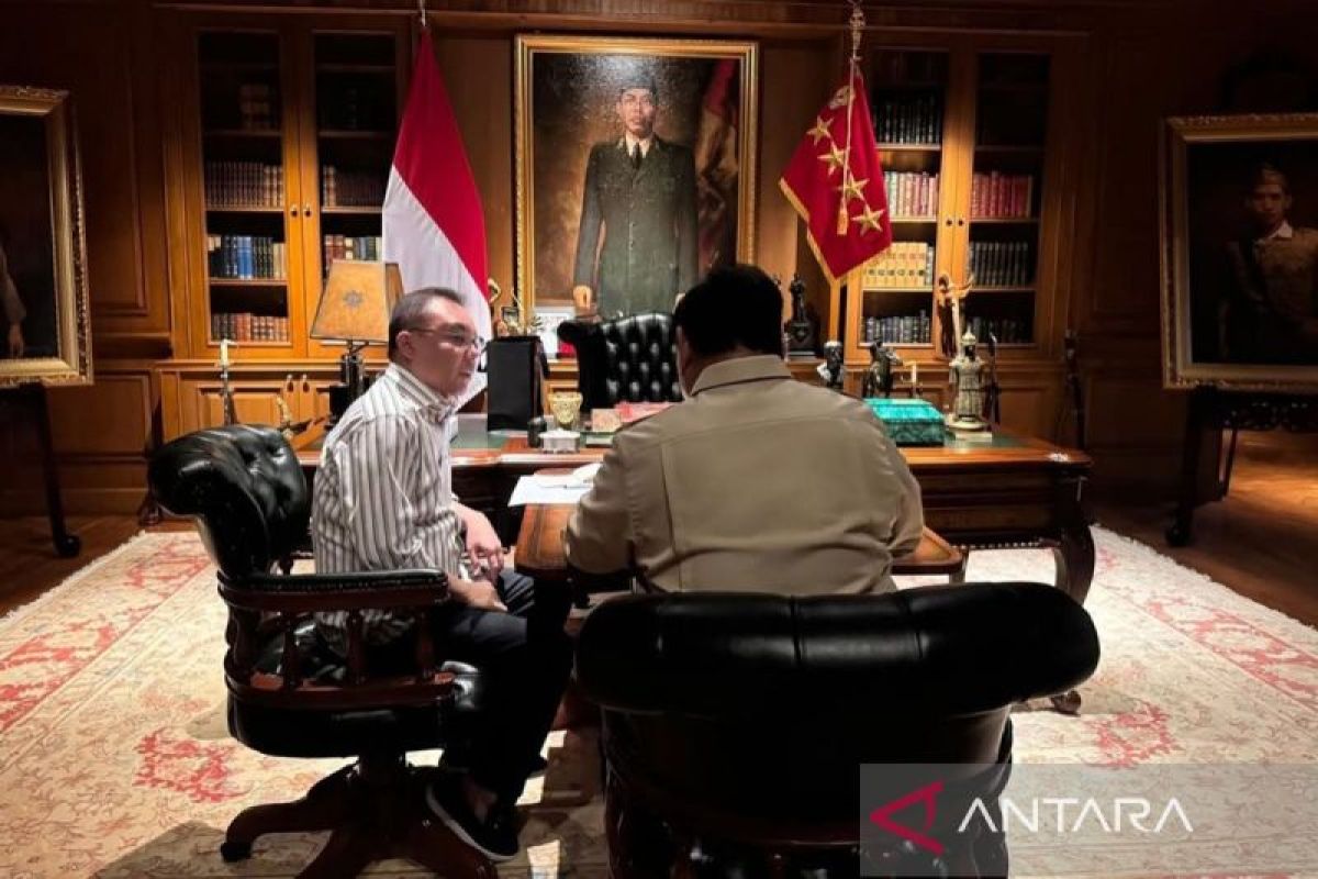 Prabowo terima Dasco di Hambalang bahas berbagai persoalan hukum