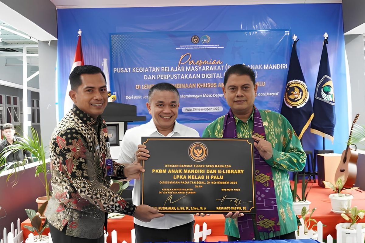 LPKA Palu hadirkan PKBM mandiri-perpustakaan digital bagi anak binaan