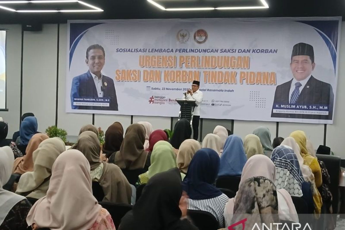 Anggota Komisi XIII DPR RI dorong LPSK bentuk kantor perwakilan di Aceh