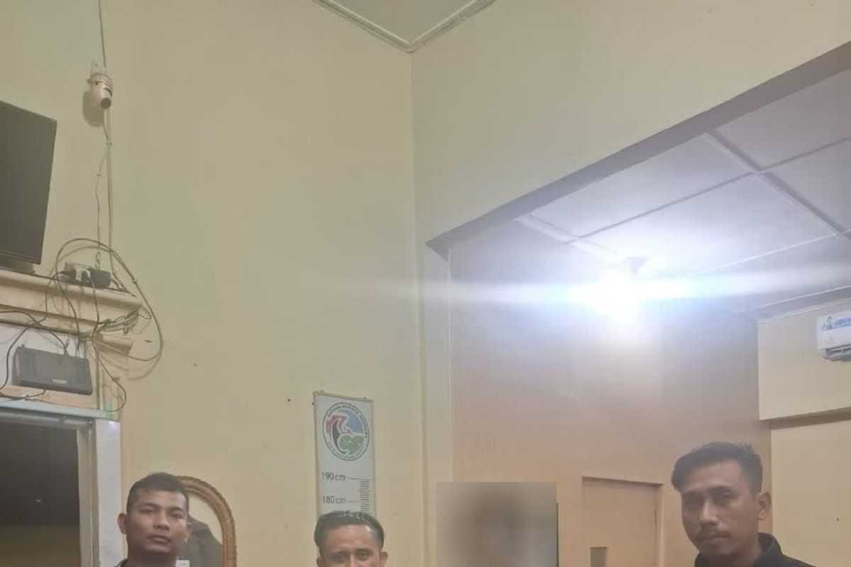 Polsek Salapian tangkap pemilik narkotika sabu-sabu