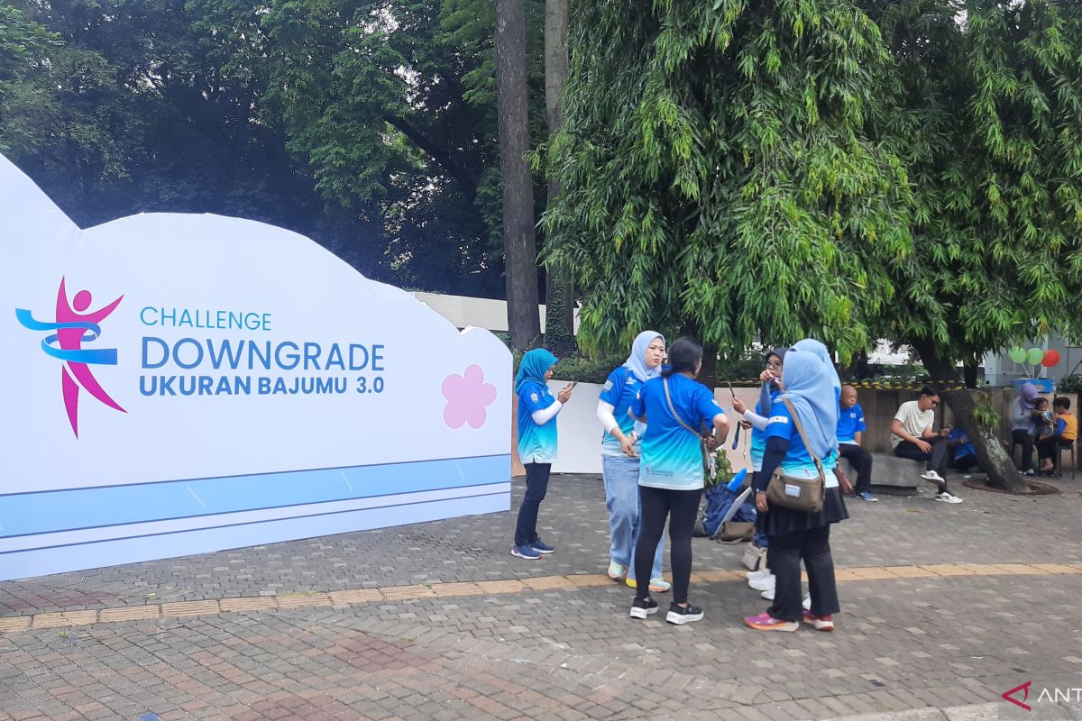 4.340 orang ikuti tantangan turunkan ukuran baju di Jakarta