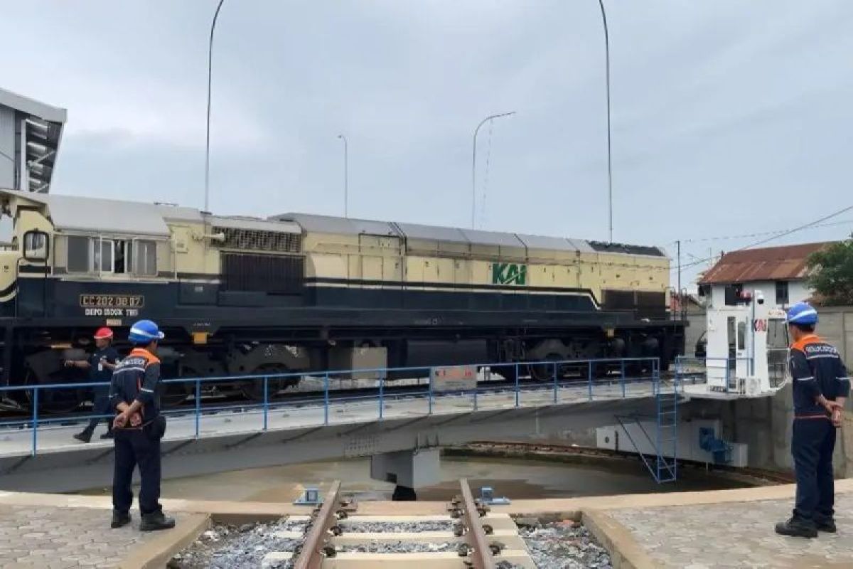 KAI Palembang cek pelayanan di stasiun dan kereta jelang libur Natal